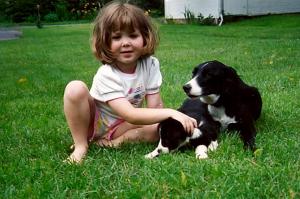 Delaney with Casey and Pip--the only siblings she ever had.